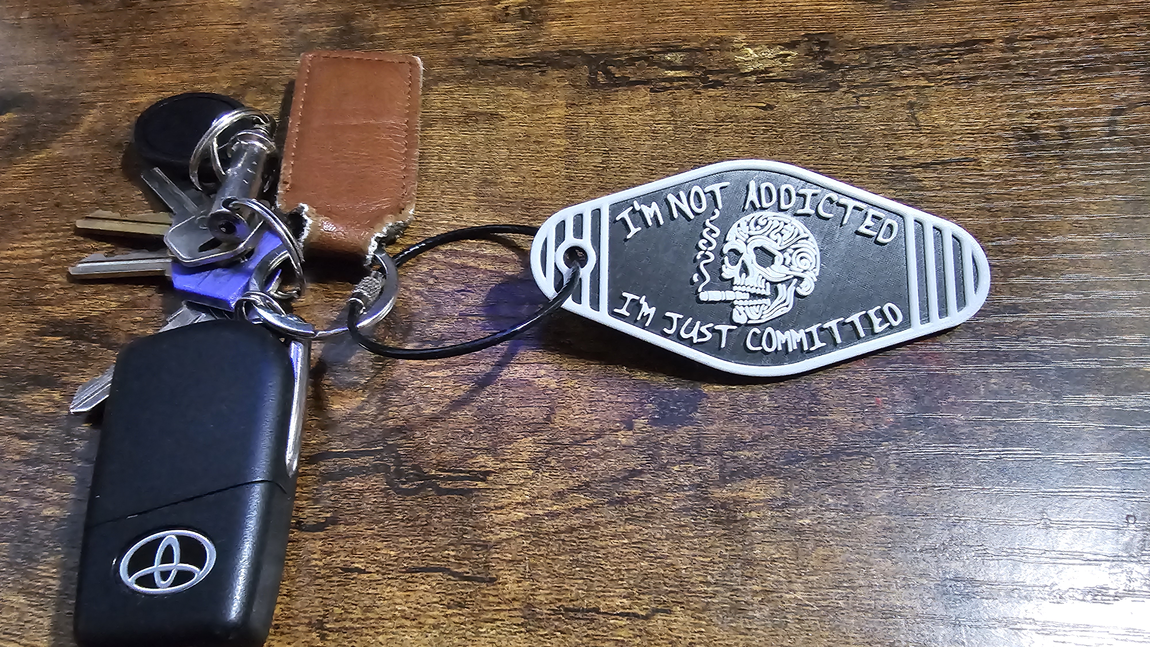 Custom Keychain - Personalized 3D printed keychain